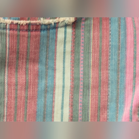 Sz 24/0 CURRENT ELLIOTT Gypsy Stripe Boyfriend Shorts - Picture 11 of 16